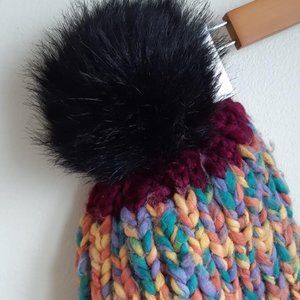 wore once- warm colorful winter hat